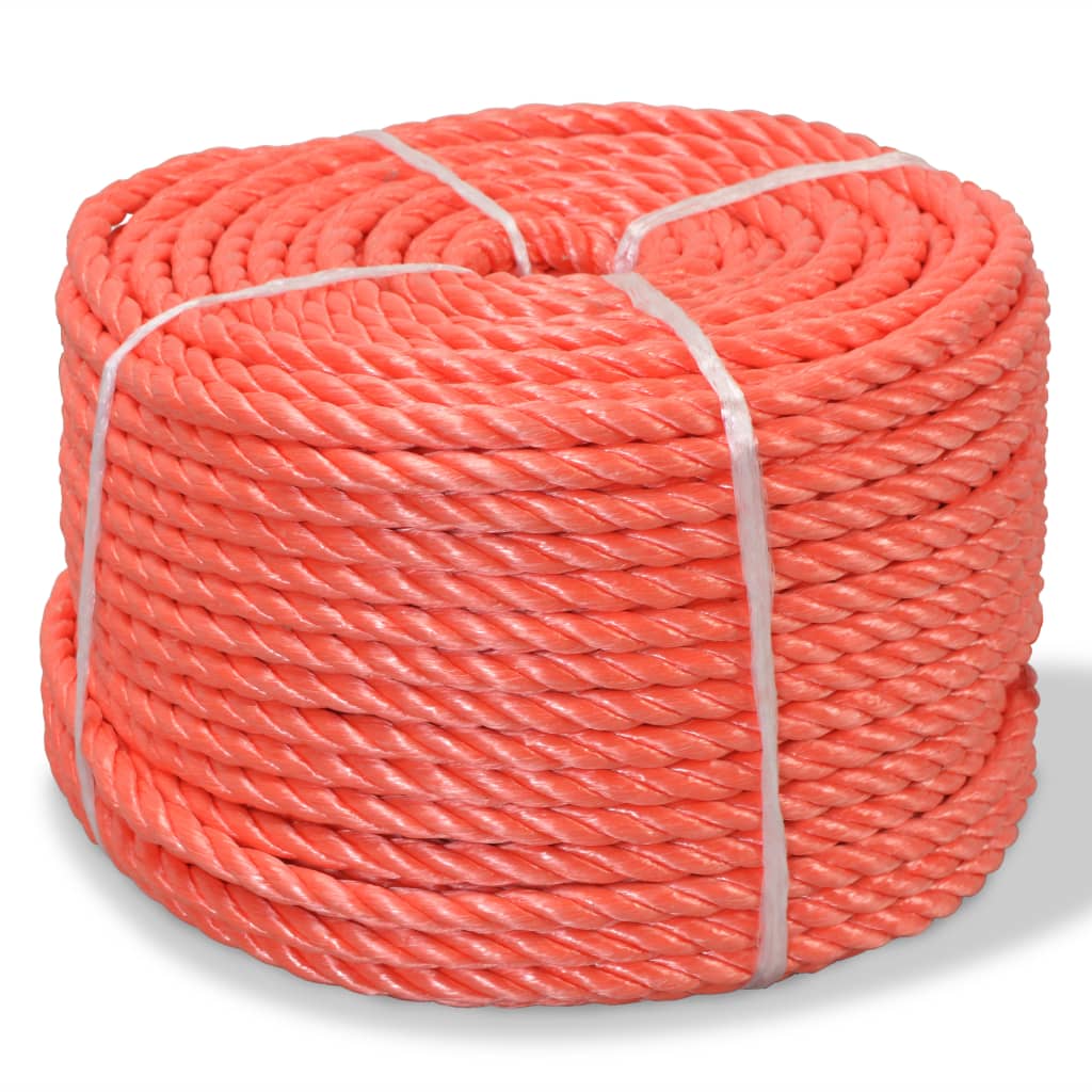 Berkfield Twisted Rope Polypropylene 8 mm 200 m Orange