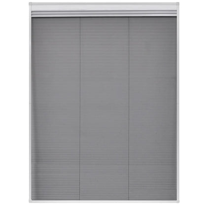 Berkfield Plisse Insect Screen for Windows Aluminium 60x80 cm with Shade
