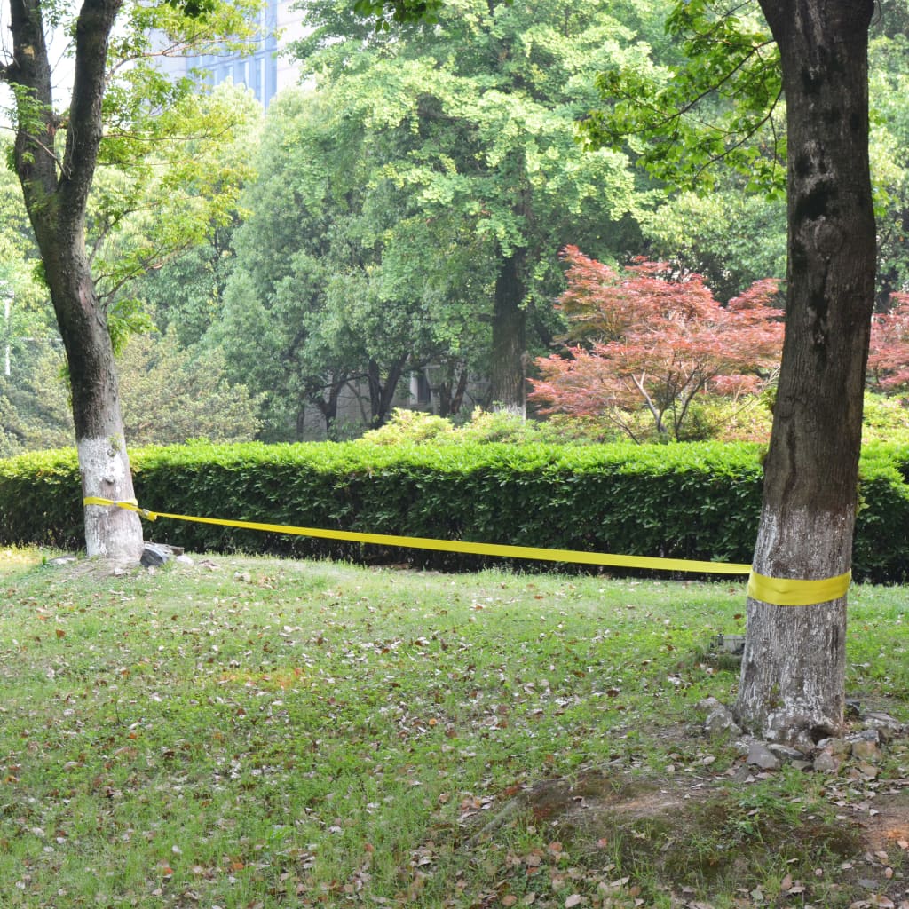 Berkfield Slackline 15 m x 50 mm 150 kg Yellow