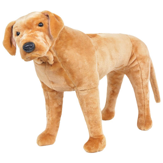 Berkfield Standing Plush Toy Labrador Dog Light Brown XXL