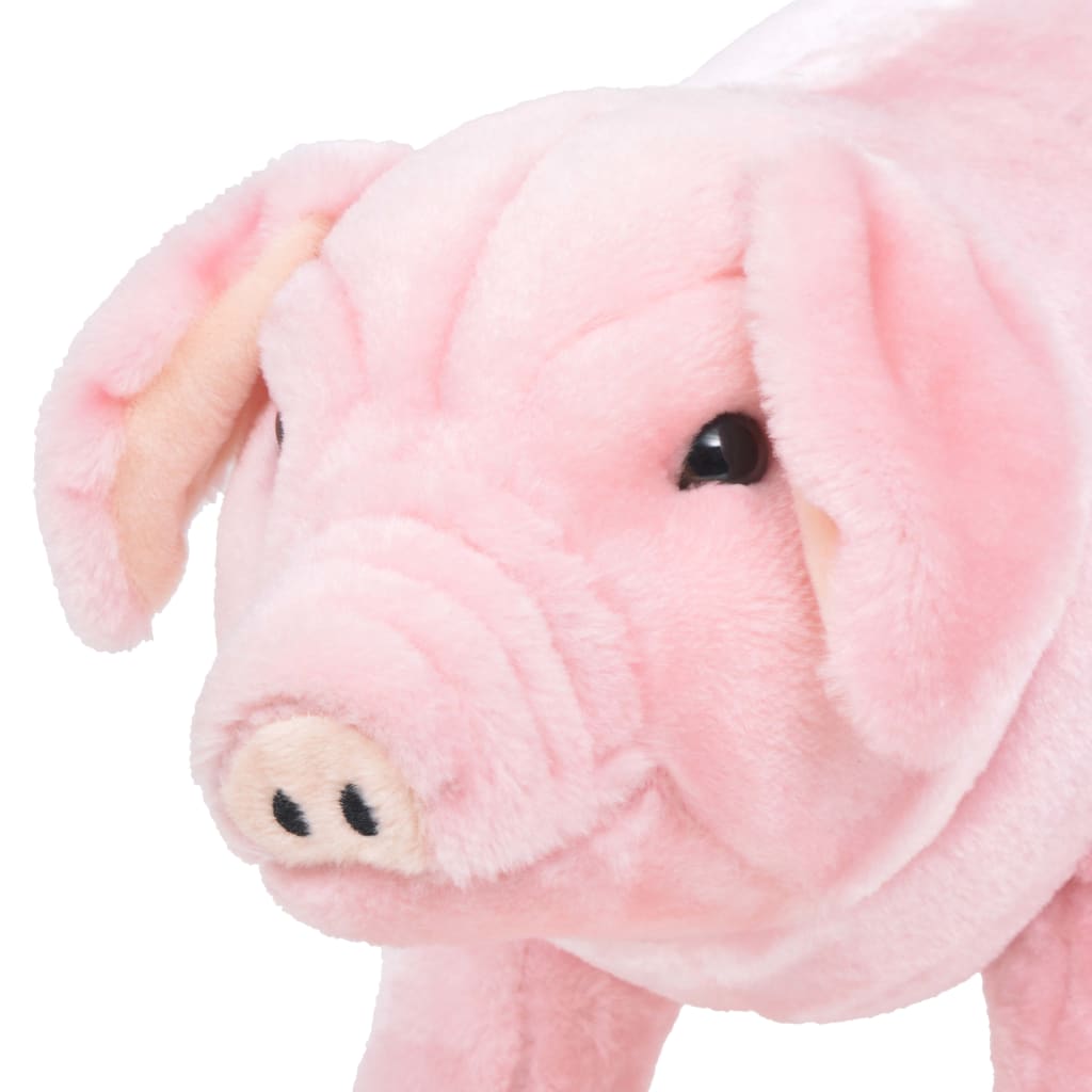 Berkfield Standing Plush Toy Pig Pink XXL