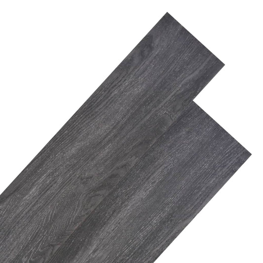 Berkfield Non Self-adhesive PVC Flooring Planks 5.26 må_ 2 mm Black and White