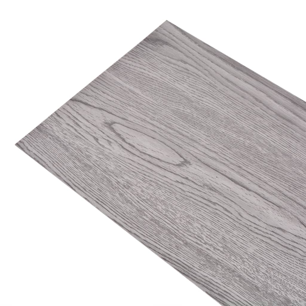 Berkfield Non Self-adhesive PVC Flooring Planks 5.26 m�__ 2 mm Dark Grey