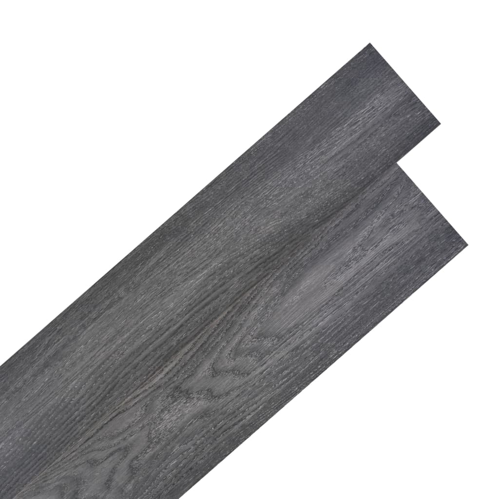 Berkfield Self-adhesive PVC Flooring Planks 5.02 m�__ 2 mm Black and White