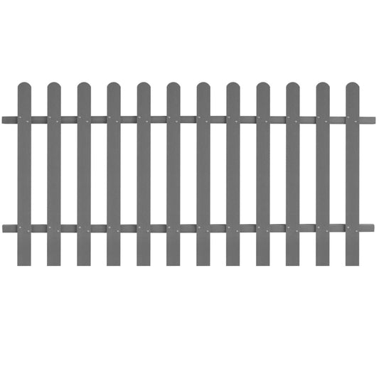 Berkfield Picket Fence WPC 200x100 cm