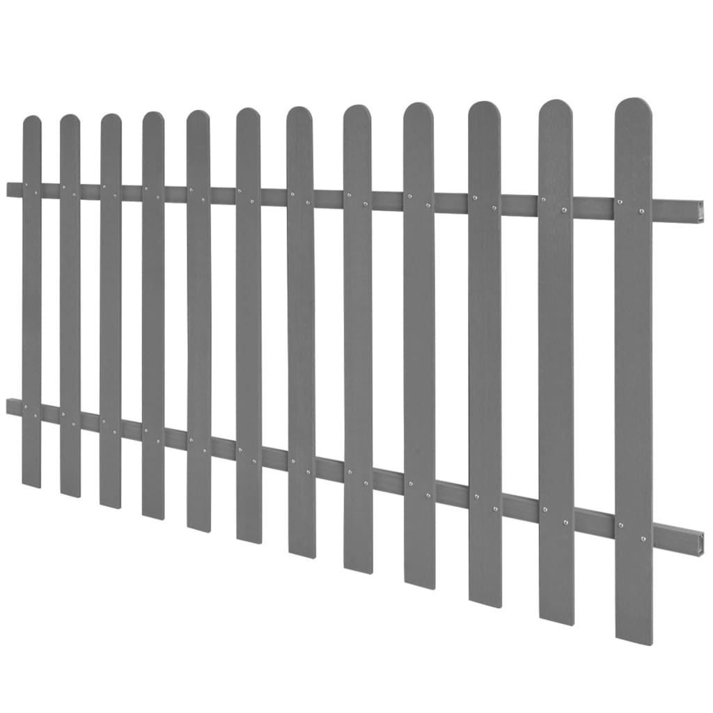 Berkfield Picket Fence WPC 200x100 cm