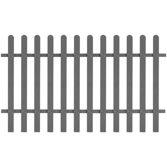 Berkfield Picket Fence WPC 200x120 cm