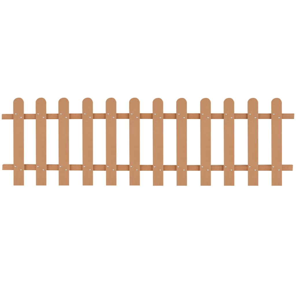 Berkfield Picket Fence WPC 200x60 cm