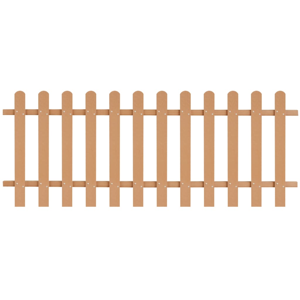 Berkfield Picket Fence WPC 200x80 cm