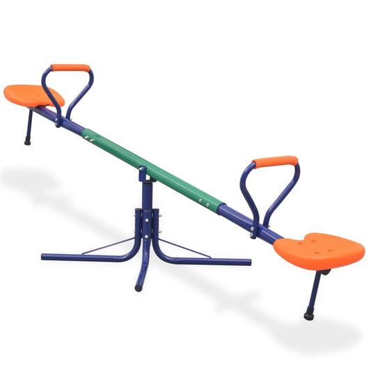 Berkfield 360-Degree Rotating Seesaw Orange