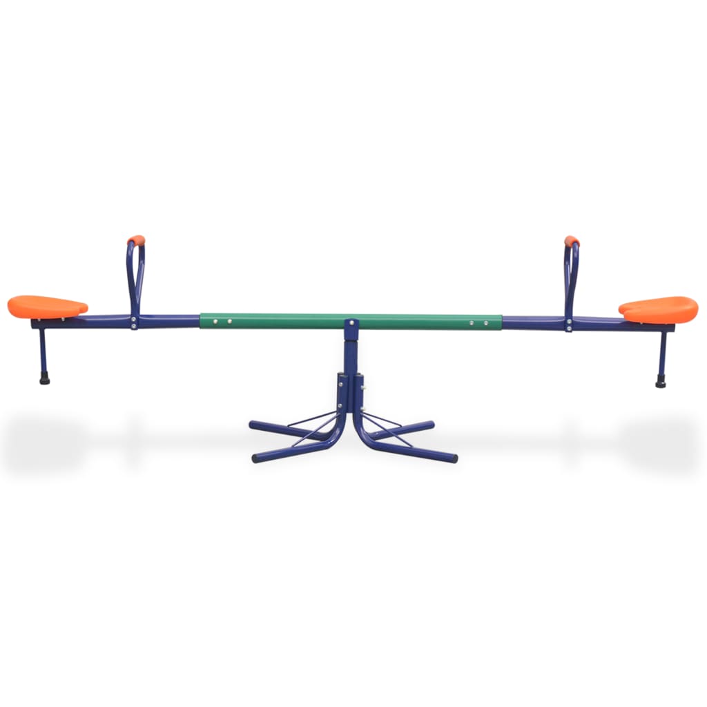 Berkfield 360-Degree Rotating Seesaw Orange