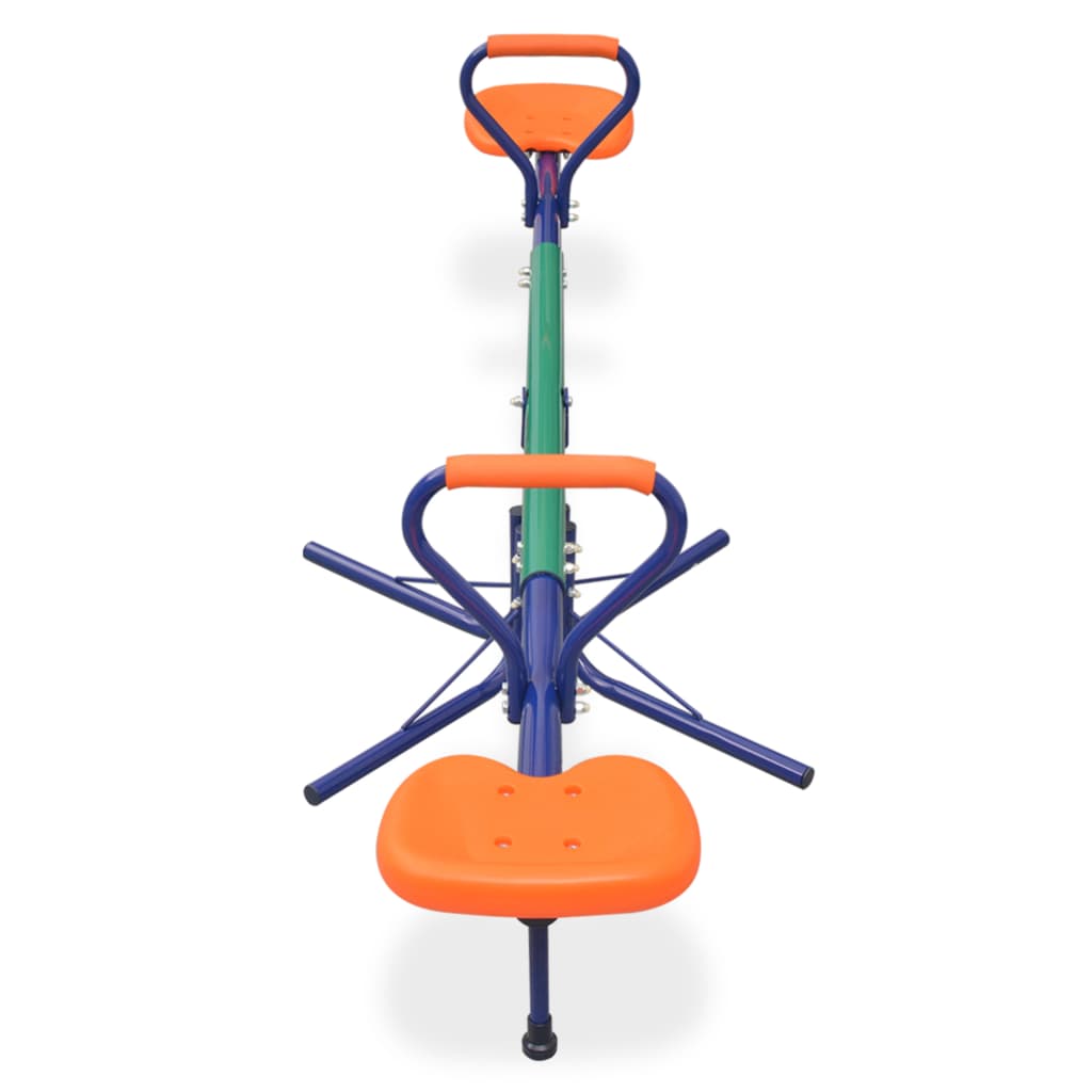 Berkfield 360-Degree Rotating Seesaw Orange