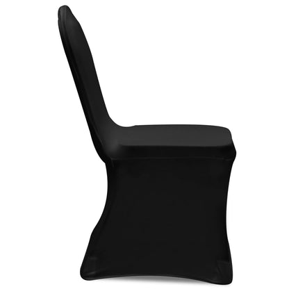 Berkfield 100 pcs Stretch Chair Covers Black