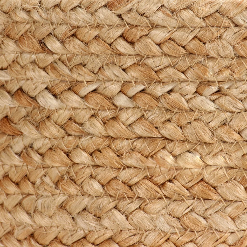 Berkfield Storage Basket Set 2 Pieces Handmade Jute Natural