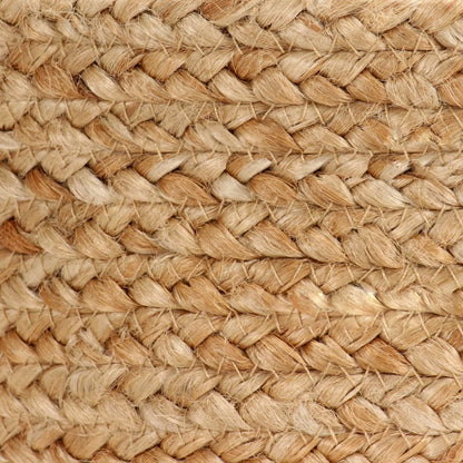 Berkfield Storage Basket Set 2 Pieces Handmade Jute Natural