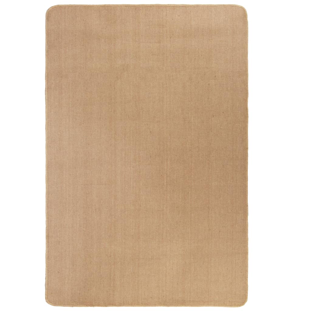 Berkfield Area Rug Jute with Latex Backing 70x130 cm Natural