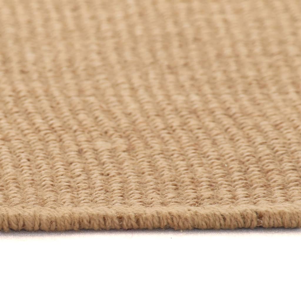 Berkfield Area Rug Jute with Latex Backing 80x160 cm Natural