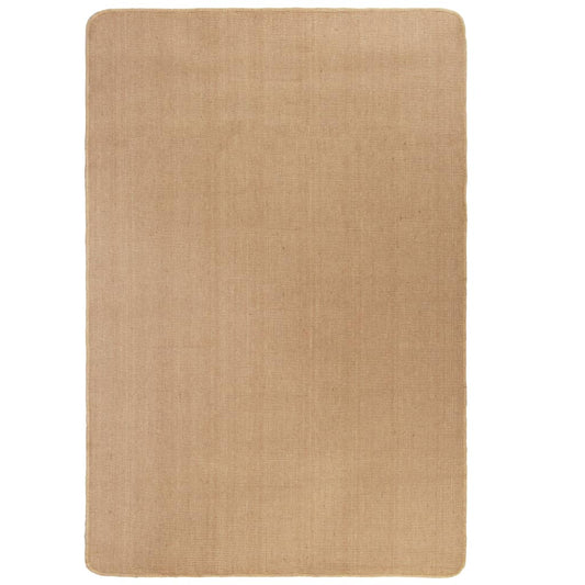 Berkfield Area Rug Jute with Latex Backing 120x180 cm Natural