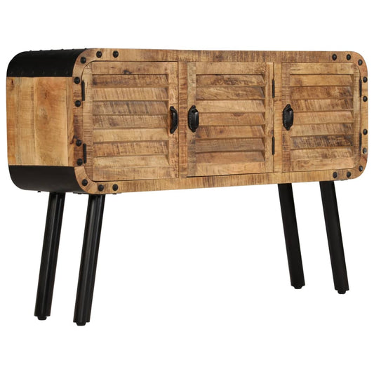 Berkfield Sideboard Solid Mango Wood 120x30x76 cm