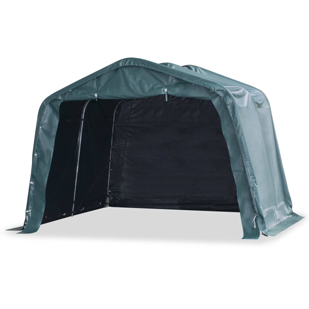 Berkfield Livestock Tent Fabric PVC 3.3x3.2 m Dark Green