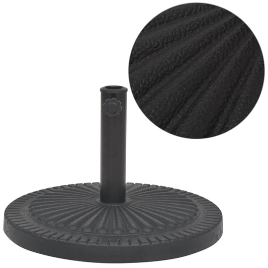 Berkfield Parasol Base Resin Round Black 29 kg