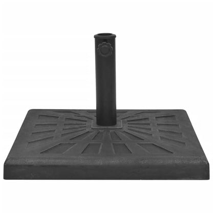Berkfield Parasol Base Resin Square Black 19 kg
