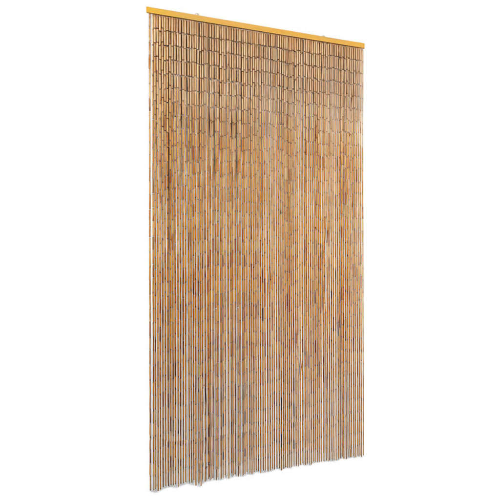 Berkfield Insect Door Curtain Bamboo 100x220 cm