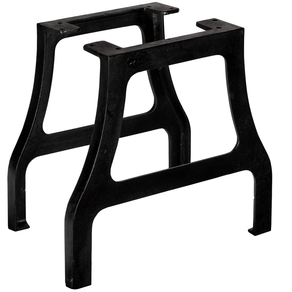 Berkfield Coffee Table Legs 2 pcs A-Frame Cast Iron