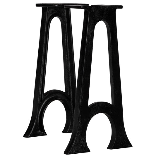 Berkfield Bench Legs 2 pcs with Arched Base A-Frame Cast Iron