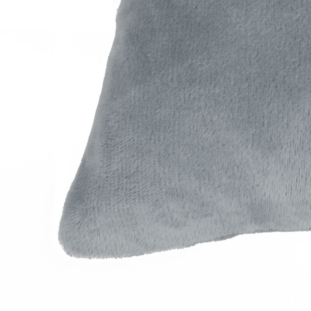Berkfield Cushion Covers 4 pcs Velour 40x40 cm Grey