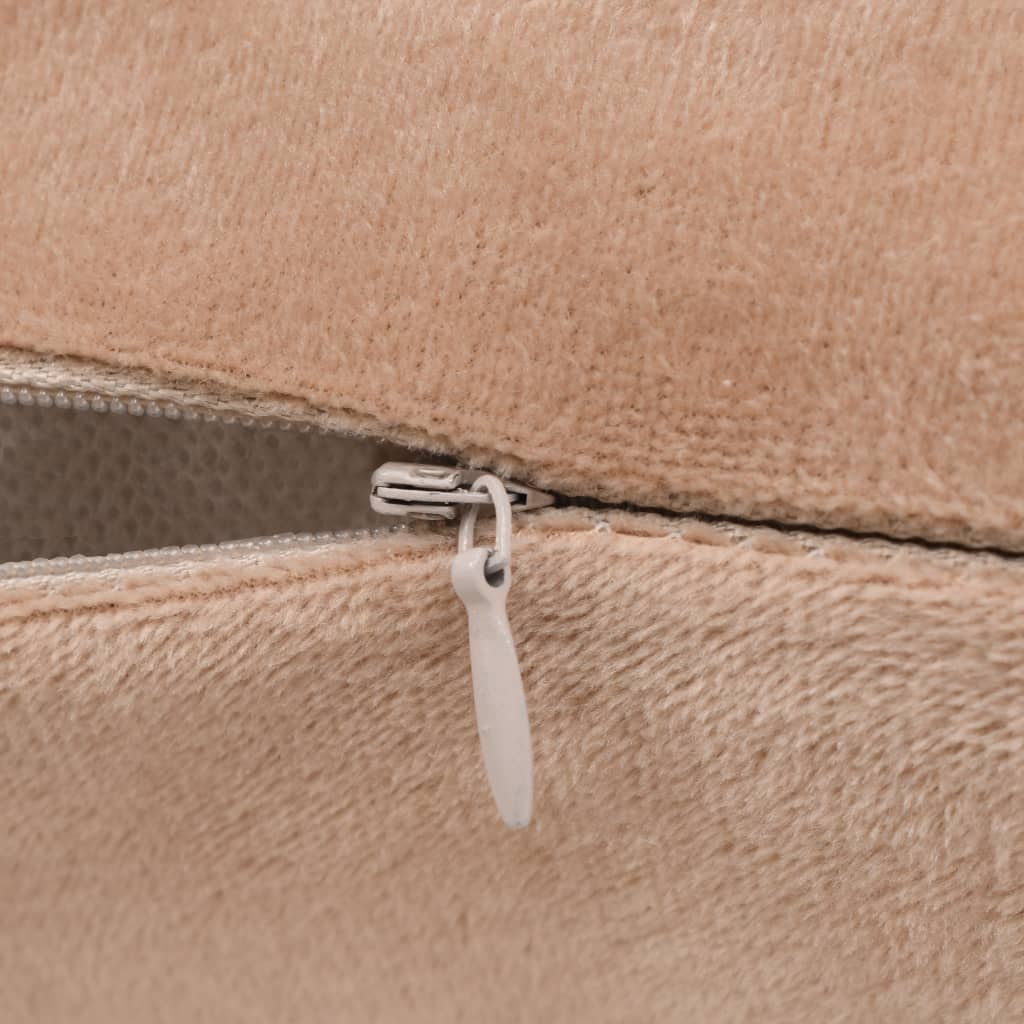 Berkfield Cushion Covers 4 pcs Velour 40x40 cm Beige