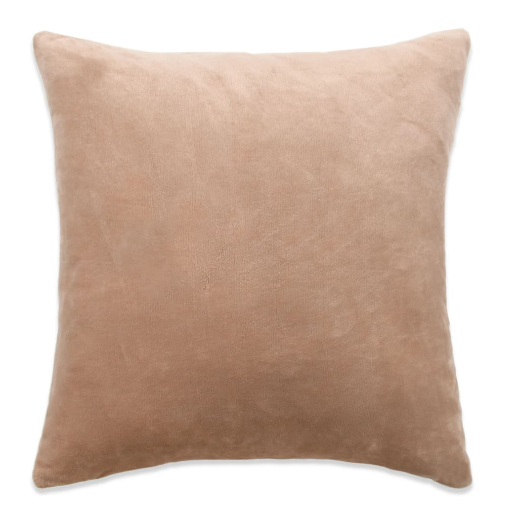 Berkfield Cushion Covers 4 pcs Velour 80x80 cm Beige
