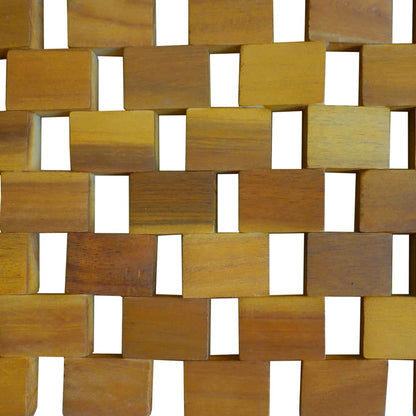 Berkfield Bath Mat Acacia Wood 80x50 cm Mosaic