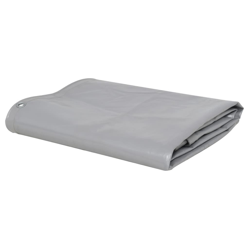 Berkfield Tarpaulin 650 g/m�__ 4x4 m Grey