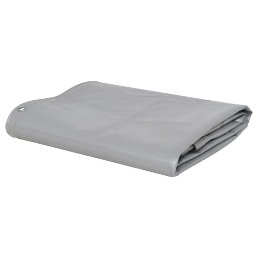 Berkfield Tarpaulin 650 g/m�__ 4x7 m Grey