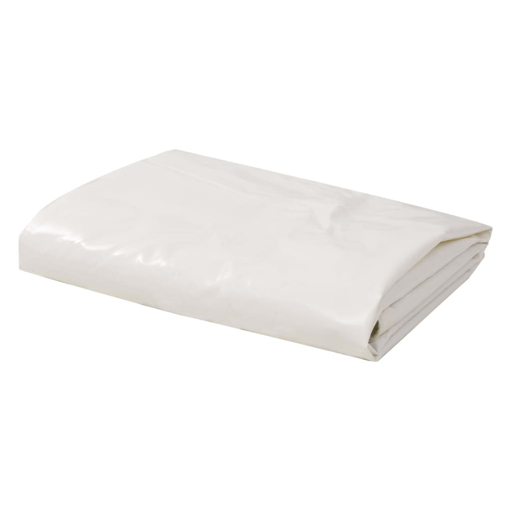 Berkfield Tarpaulin 650 g/m�__ 4x8 m White