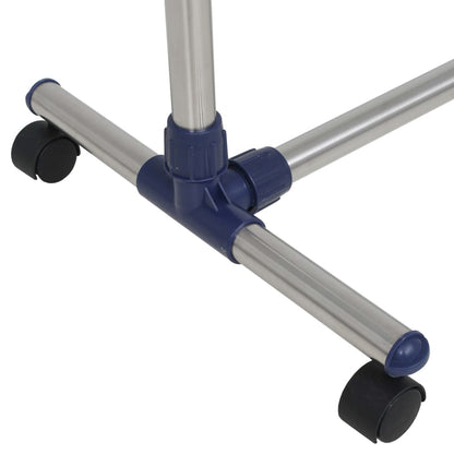 Berkfield Adjustable Clothes Rack Stainless Steel 165x44x150 cm Silver