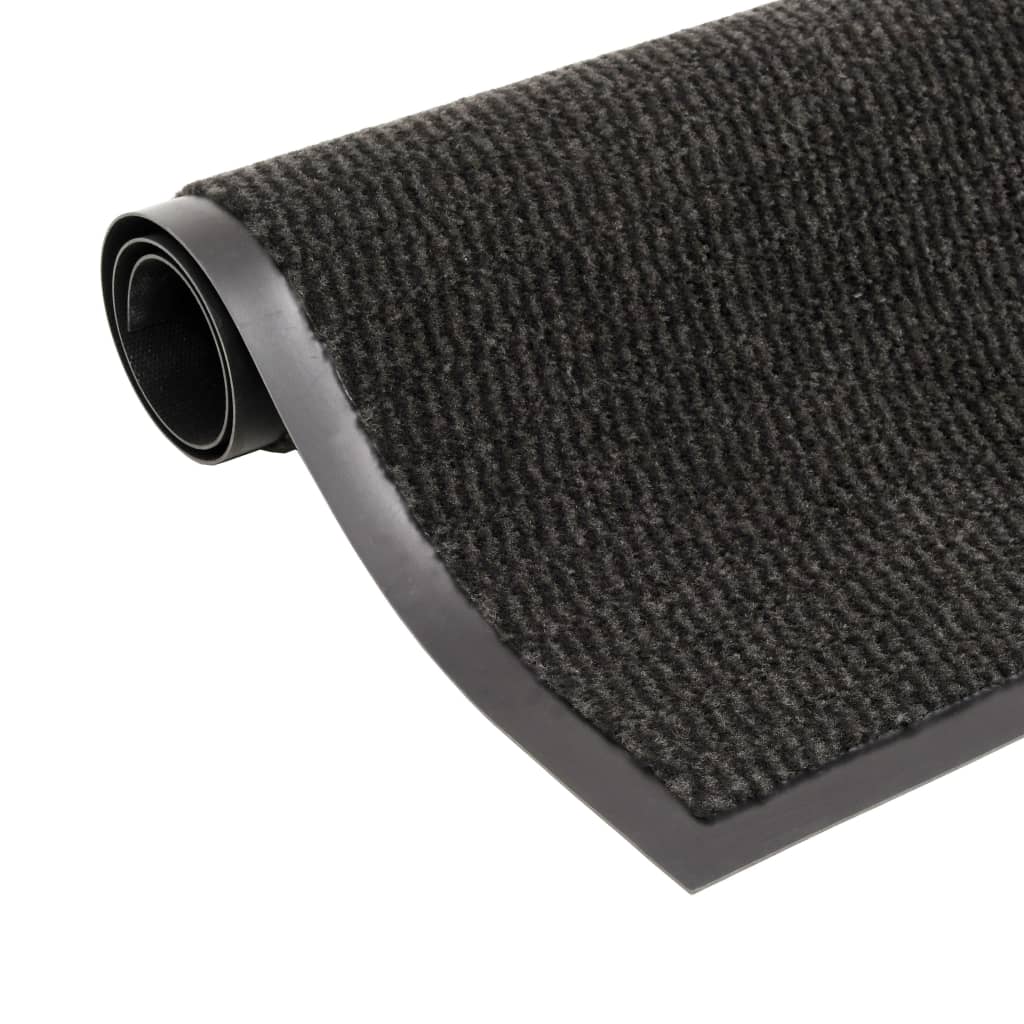 Berkfield Dust Control Mat Rectangular Tufted 90x150 cm Black
