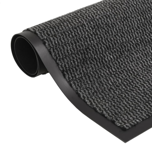 Berkfield Dust Control Mat Rectangular Tufted 120x180 cm Anthracite