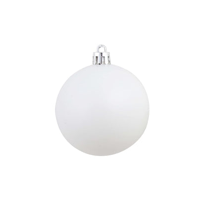 Berkfield 100 Piece Christmas Ball Set 3/4/6 cm White/Grey