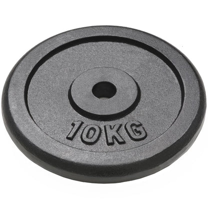 Berkfield Weight Plates 2 pcs 2x10 kg Cast Iron