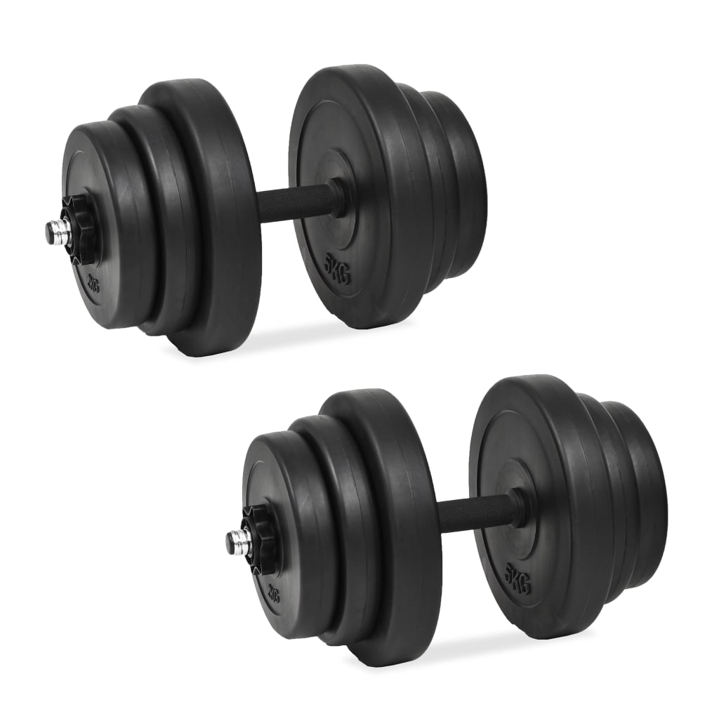 Berkfield 18 Piece Dumbbell Set 40 kg