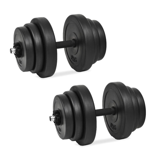 Berkfield 18 Piece Dumbbell Set 40 kg