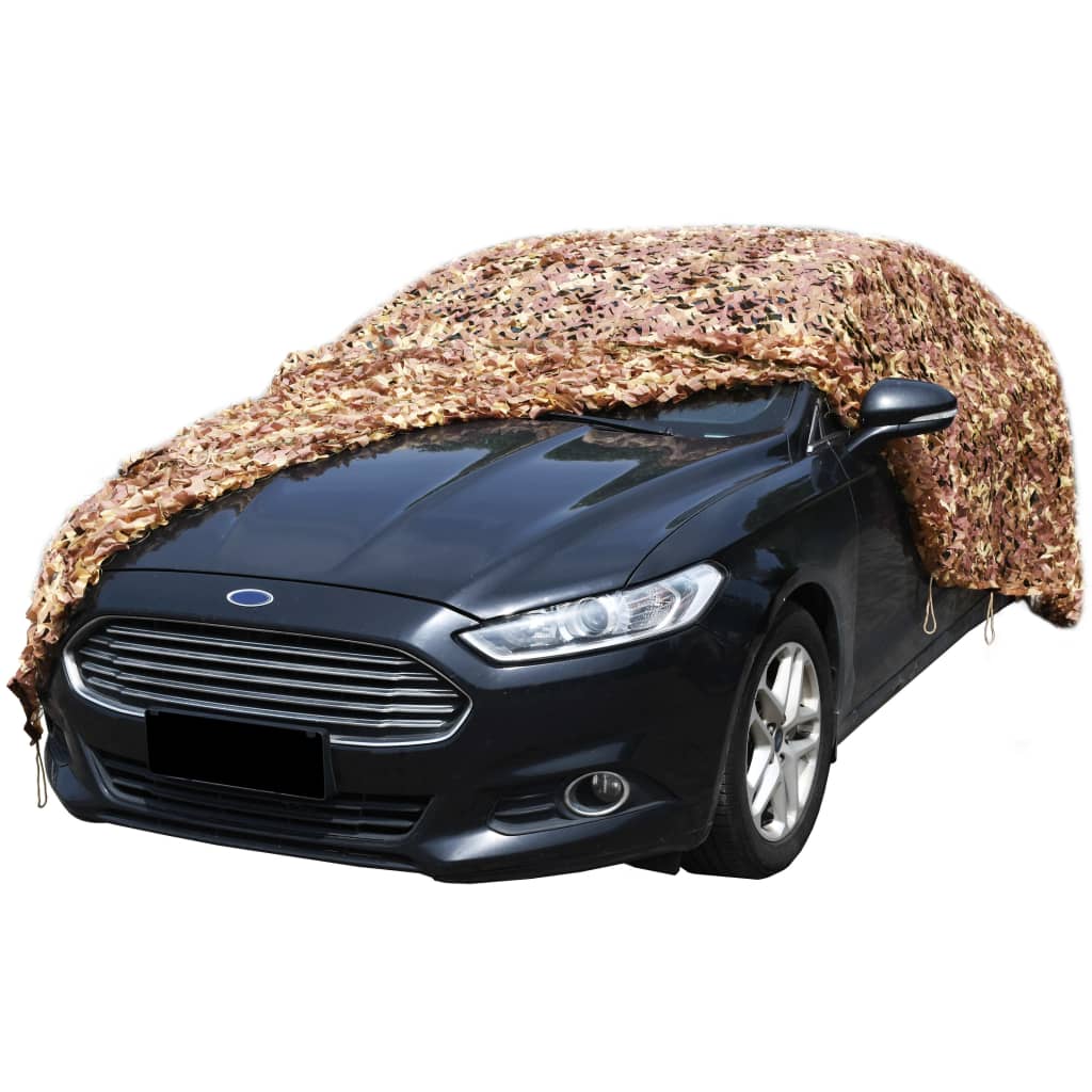 Berkfield Camouflage Netting with Storage Bag 1.5x7 m