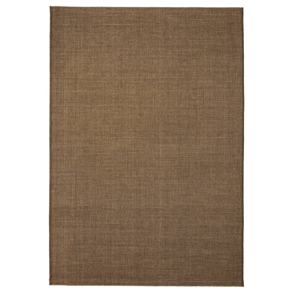 Berkfield Area Rug Sisal Look Indoor/Outdoor 180x280 cm Brown