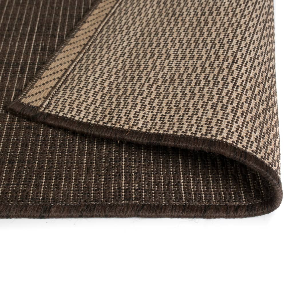 Berkfield Area Rug Sisal Look Indoor/Outdoor 180x280 cm Brown