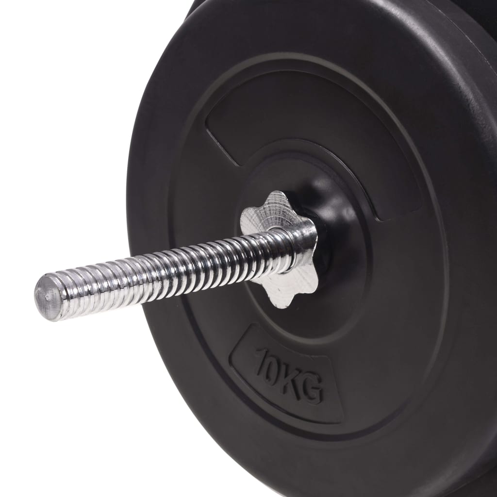 Berkfield Barbell and Dumbbell Set 90 kg