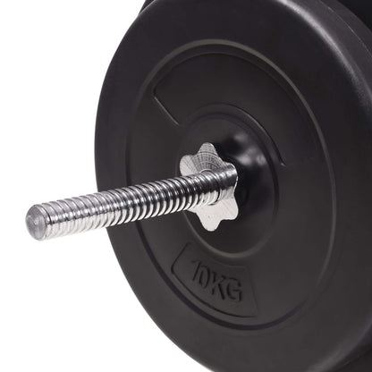 Berkfield Barbell and Dumbbell Set 90 kg