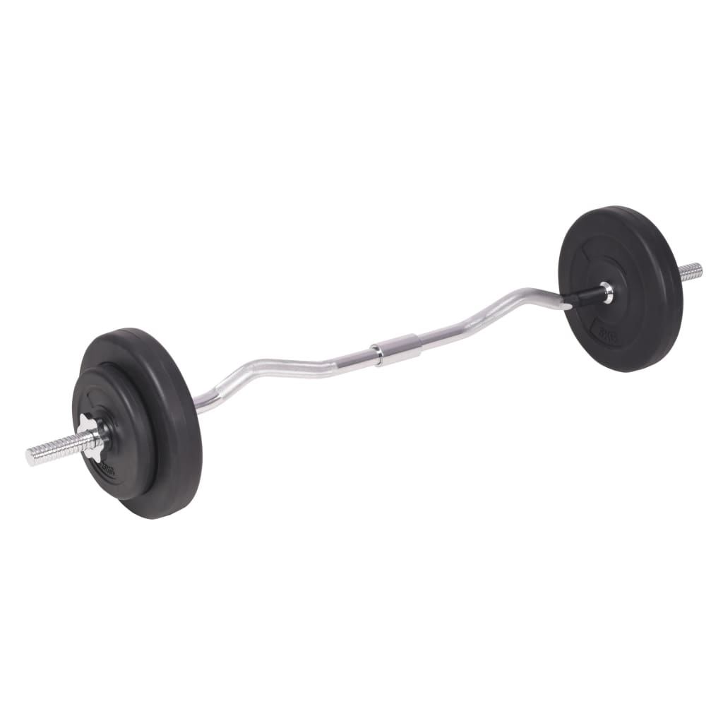 Berkfield Barbell and Dumbbell Set 90 kg