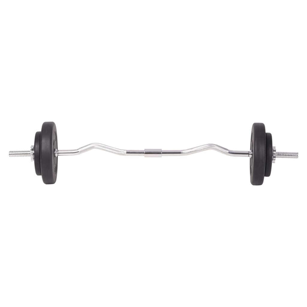 Berkfield Barbell and Dumbbell Set 90 kg